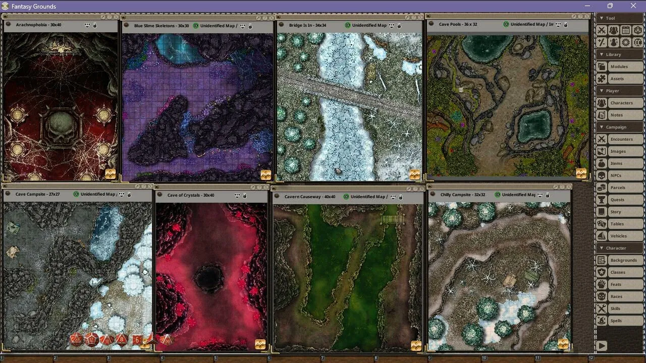 Fantasy Grounds - Frozen Depths Map Collection Screenshot 2