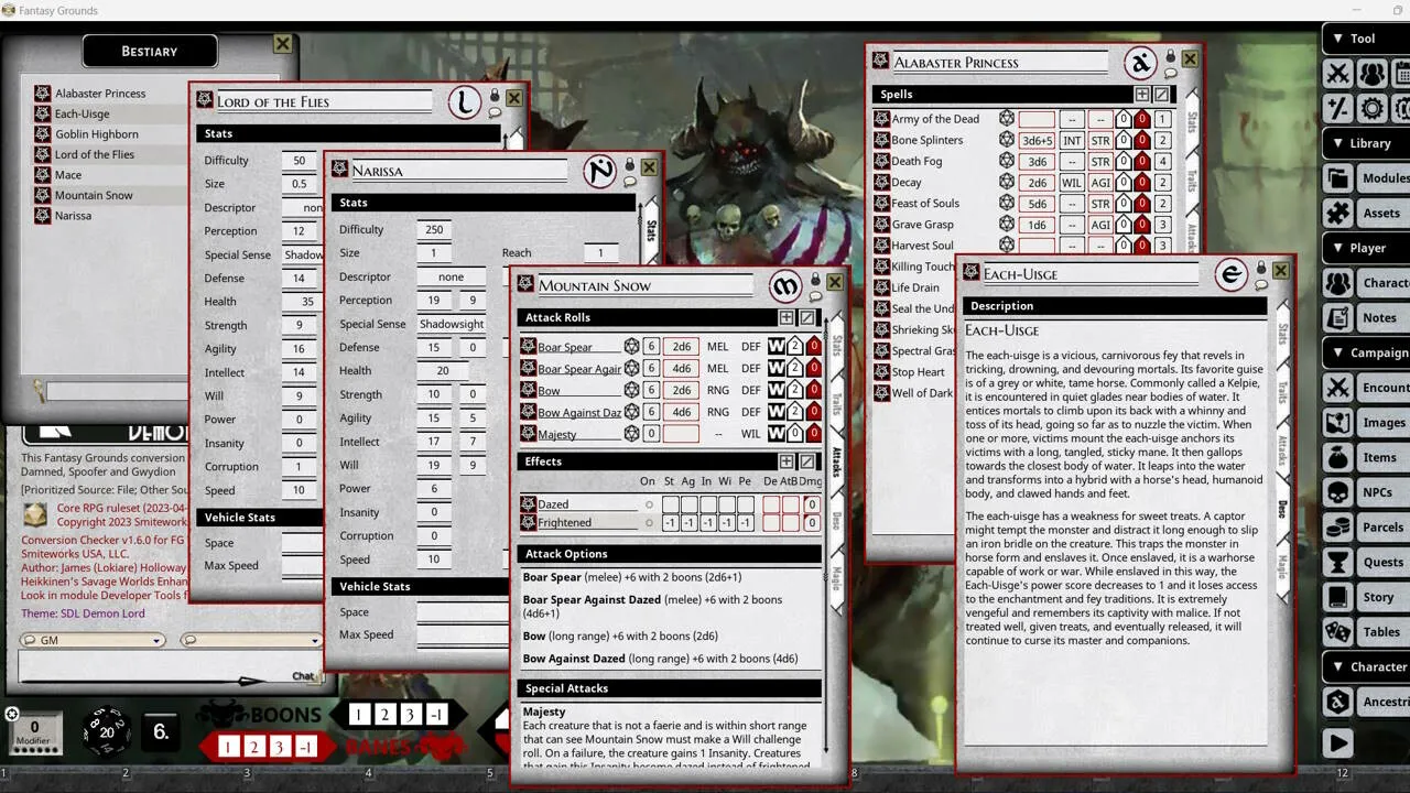 Fantasy Grounds - Shadow of the Demon Lord Maze of the Goblin King Screenshot 4