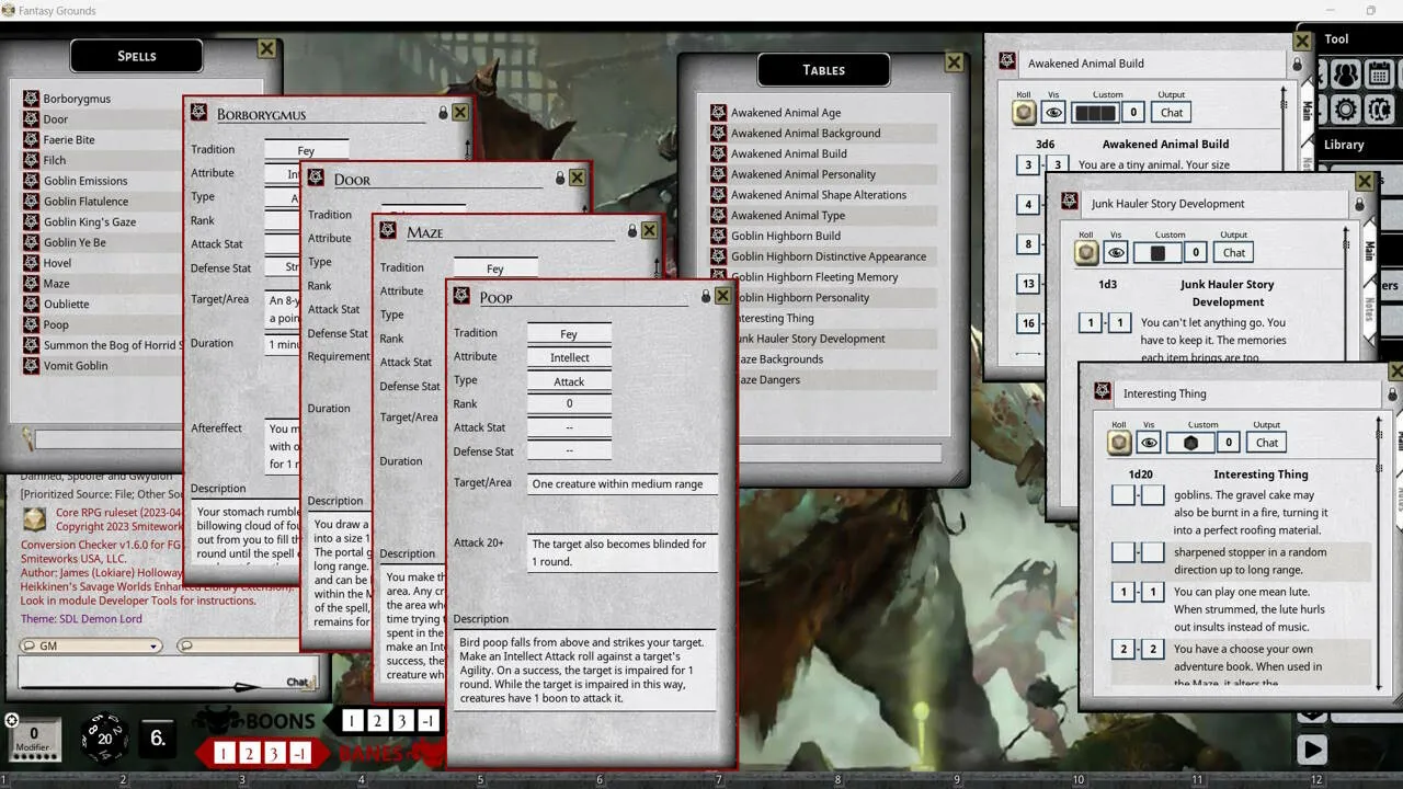 Fantasy Grounds - Shadow of the Demon Lord Maze of the Goblin King Screenshot 1