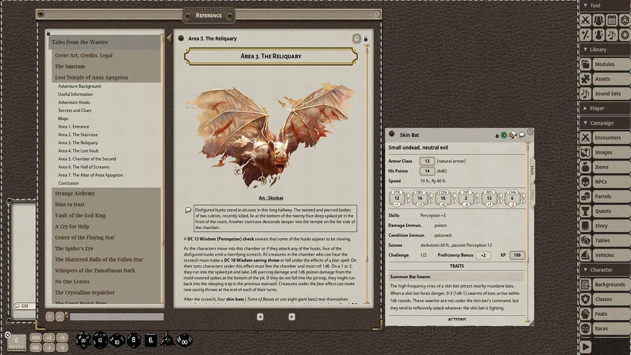 Fantasy Grounds - Tales from the Wastes Screenshot 1
