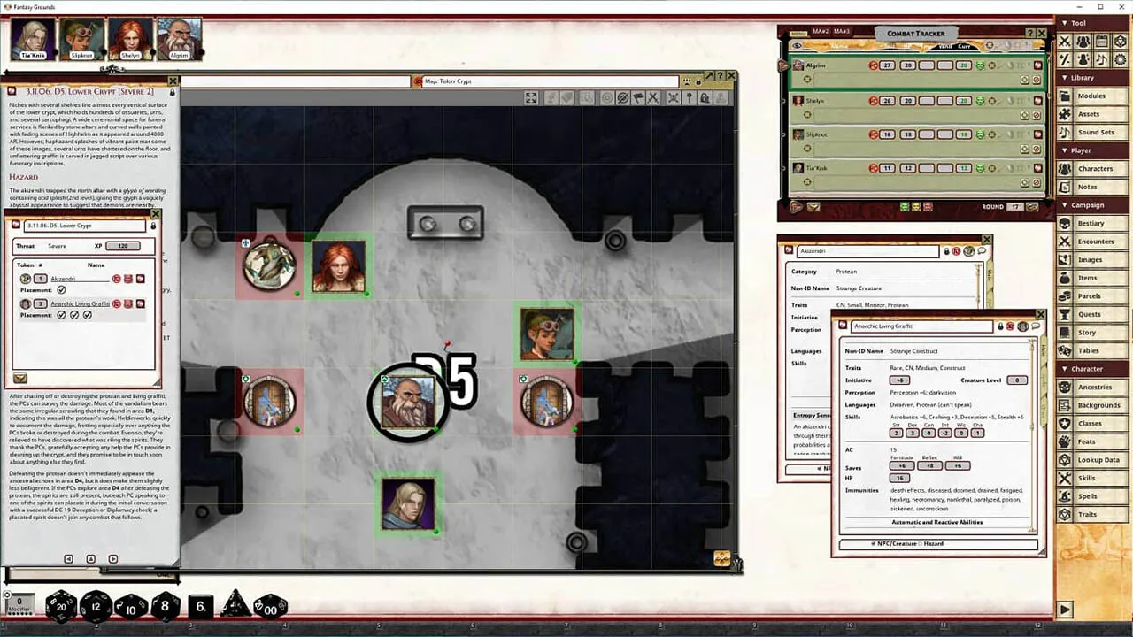 Fantasy Grounds - Pathfinder 2 RPG - Sky King's Tomb AP 1: Mantle of Gold Screenshot 0