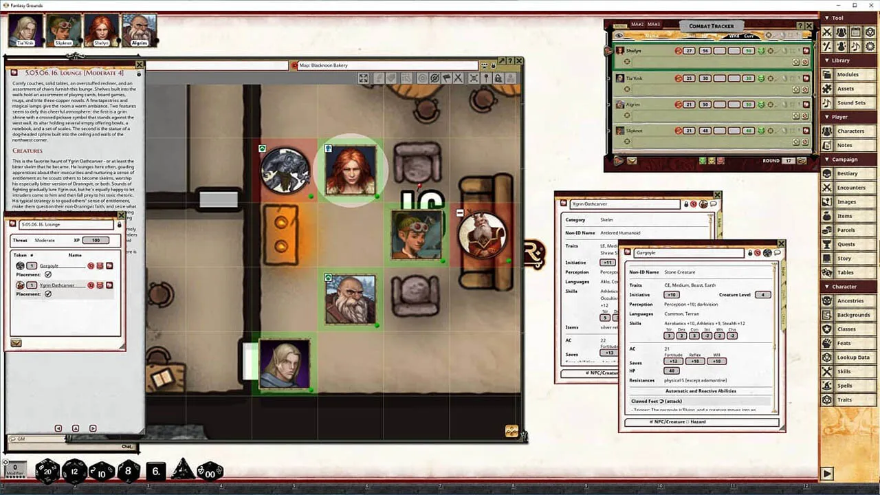 Fantasy Grounds - Pathfinder 2 RPG - Sky King's Tomb AP 1: Mantle of Gold Screenshot 1