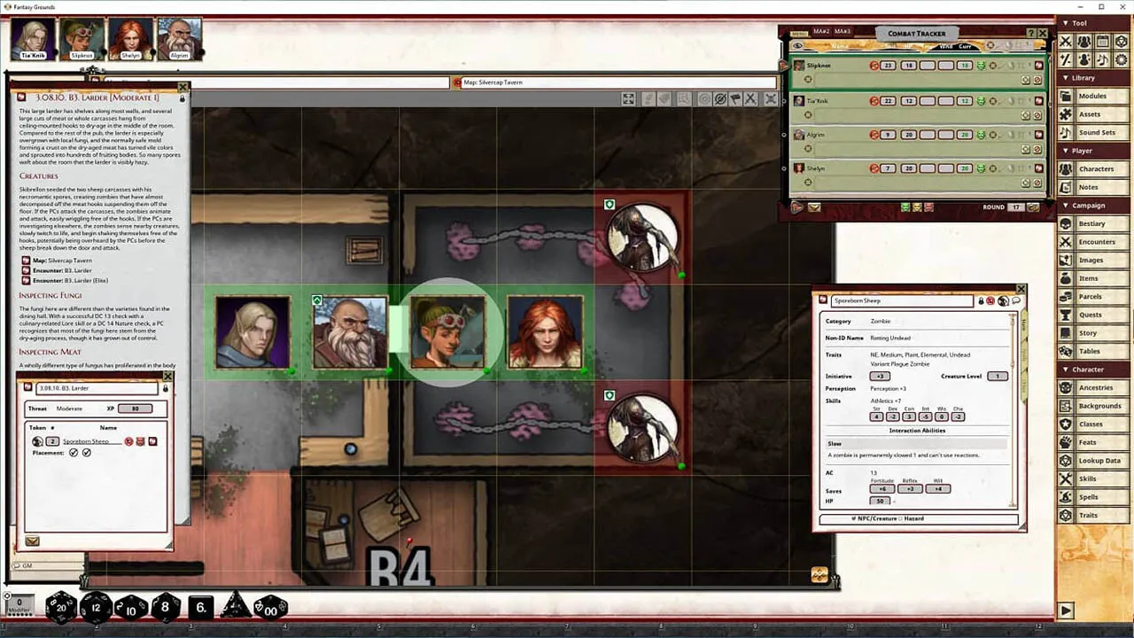 Fantasy Grounds - Pathfinder 2 RPG - Sky King's Tomb AP 1: Mantle of Gold Screenshot 2
