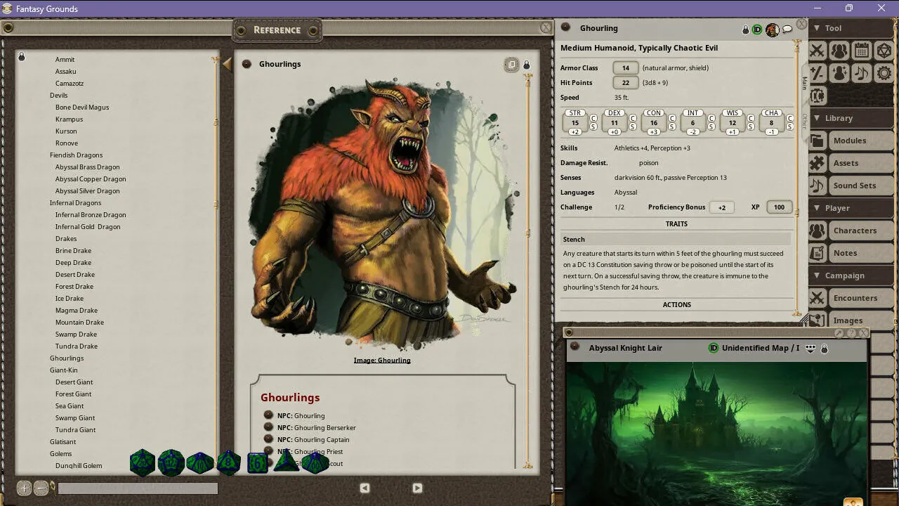 Fantasy Grounds - Dragonix's Deadly Denizens Screenshot 5