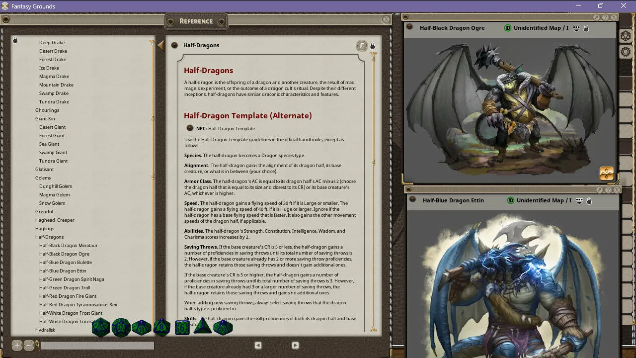 Fantasy Grounds - Dragonix's Deadly Denizens Screenshot 3