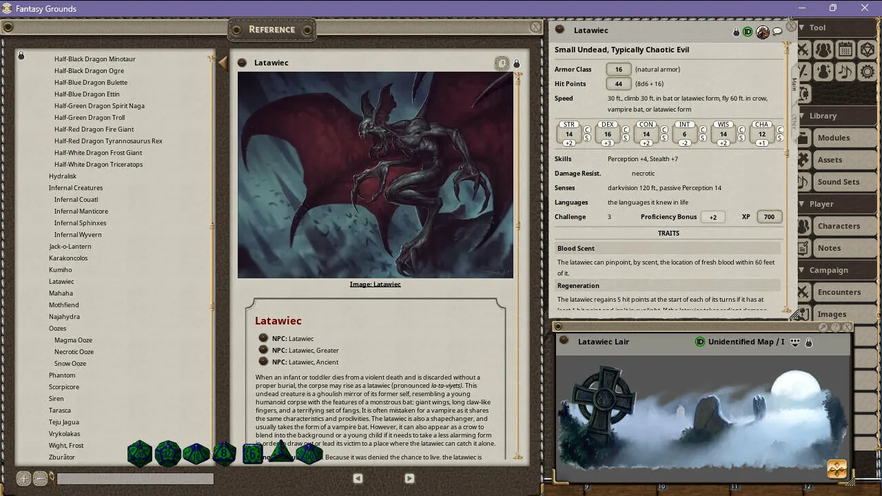 Fantasy Grounds - Dragonix's Deadly Denizens Screenshot 1