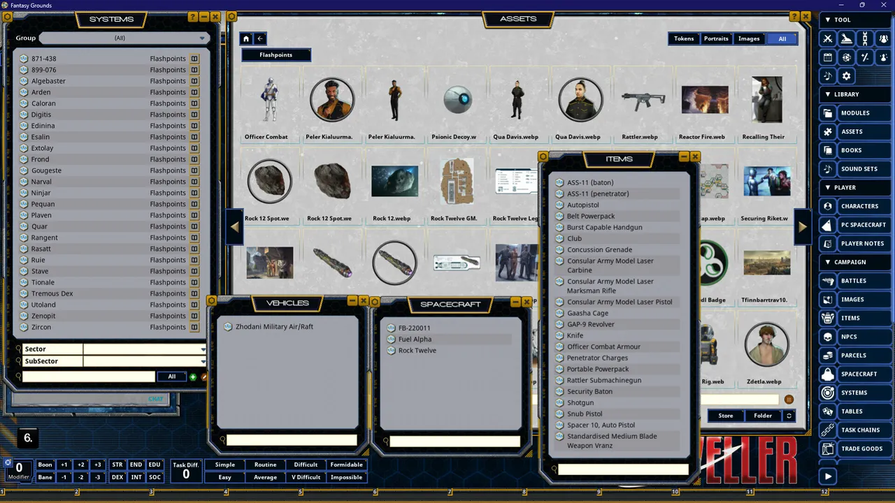 Fantasy Grounds - Traveller - The Fifth Frontier War: Flashpoints Screenshot 4