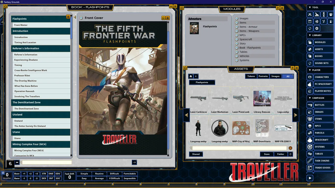 Fantasy Grounds - Traveller - The Fifth Frontier War: Flashpoints Screenshot 0