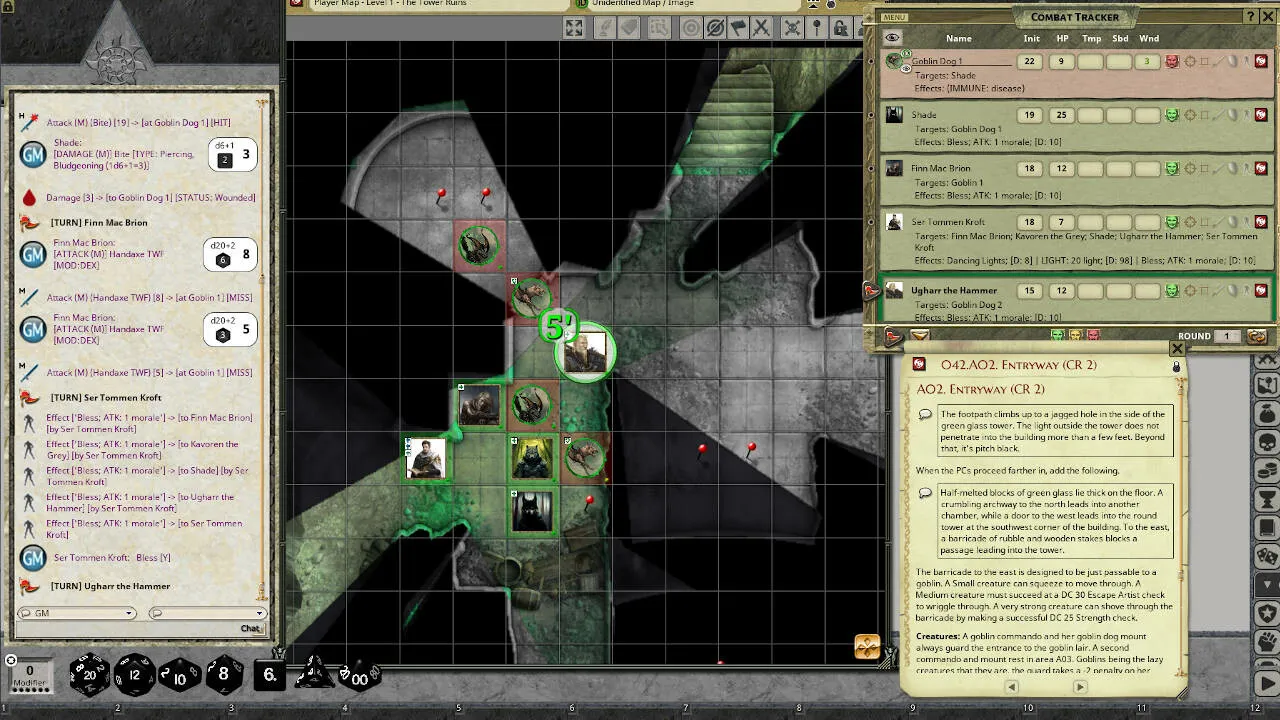 Fantasy Grounds - Pathfinder RPG - Pathfinder Module: The Emerald Spire Superdungeon Screenshot 2
