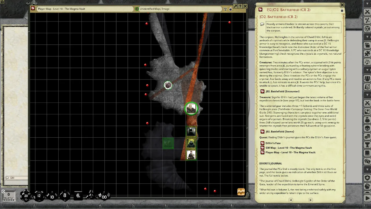 Fantasy Grounds - Pathfinder RPG - Pathfinder Module: The Emerald Spire Superdungeon Screenshot 4