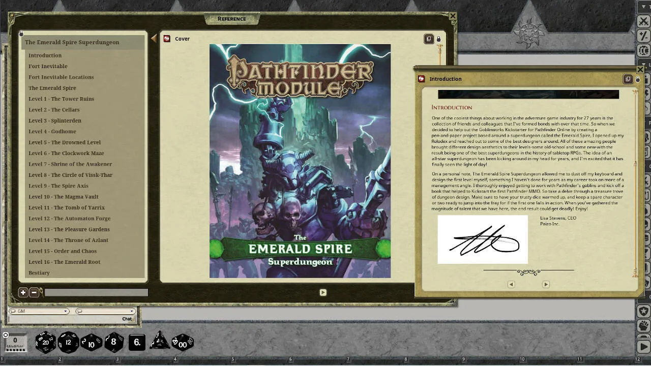 Fantasy Grounds - Pathfinder RPG - Pathfinder Module: The Emerald Spire Superdungeon Screenshot 0