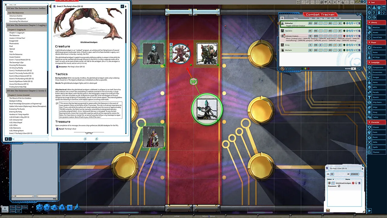 Fantasy Grounds - Starfinder RPG - Adventure Path #51: Into the Dataverse (Drift Hackers 3 of 3) Screenshot 2