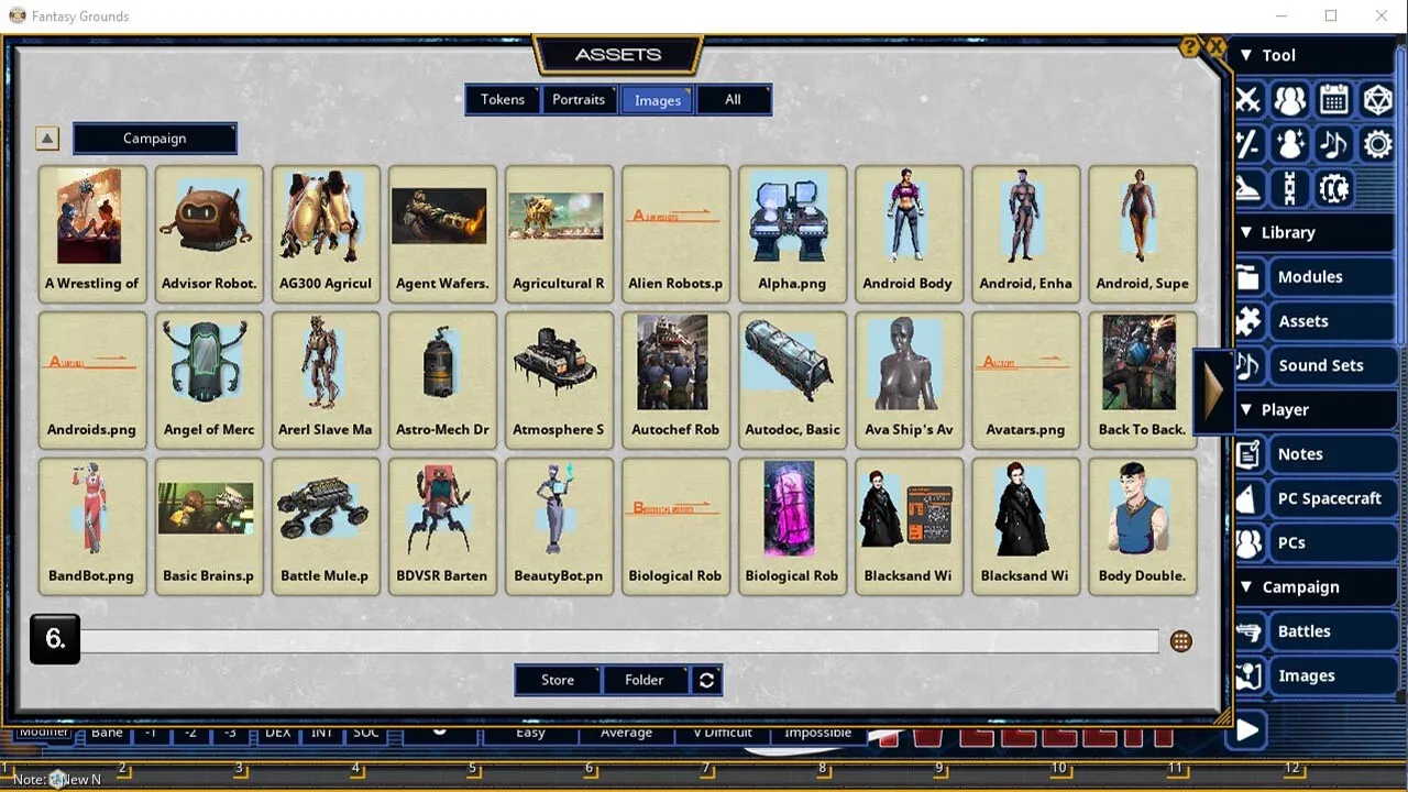 Fantasy Grounds - Traveller: Robot Handbook Screenshot 4