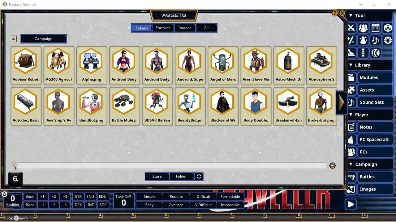 Fantasy Grounds - Traveller: Robot Handbook Screenshot 5