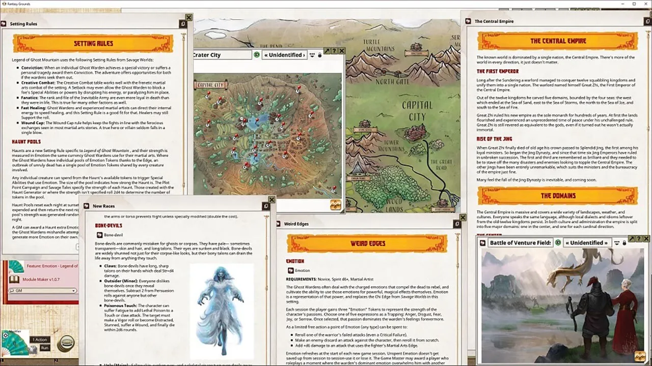 Fantasy Grounds - Legend of Ghost Mountain Screenshot 1