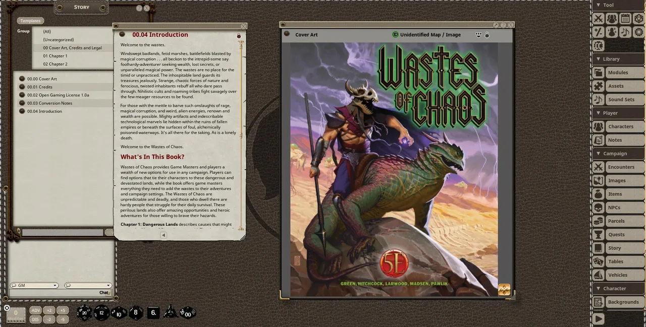 Fantasy Grounds - Wastes of Chaos Screenshot 1