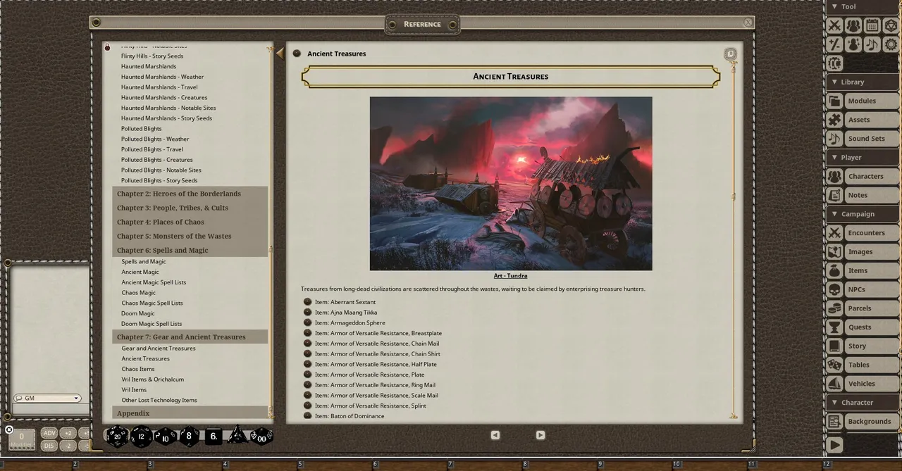 Fantasy Grounds - Wastes of Chaos Screenshot 0