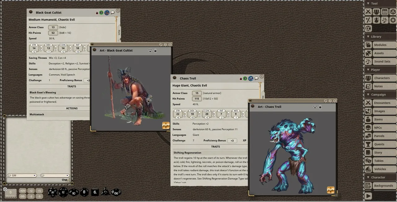 Fantasy Grounds - Wastes of Chaos Screenshot 2