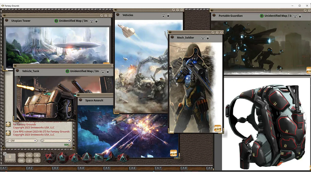 Fantasy Grounds - Esper Genesis 5E Master Technician's Guide Screenshot 1