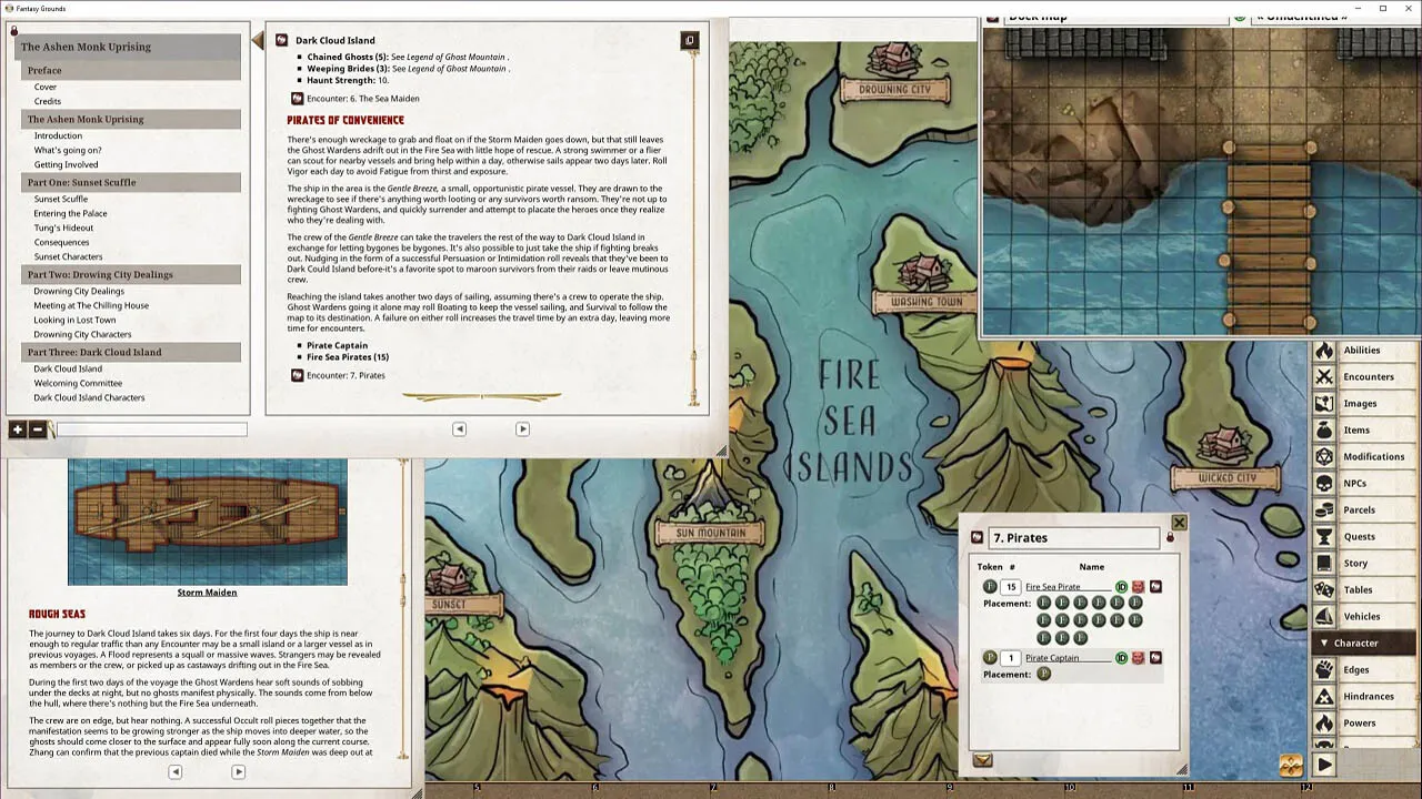 Fantasy Grounds - The Ashen Monk Uprising Screenshot 4