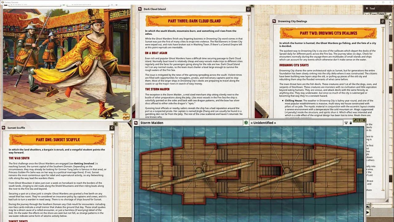 Fantasy Grounds - The Ashen Monk Uprising Screenshot 2