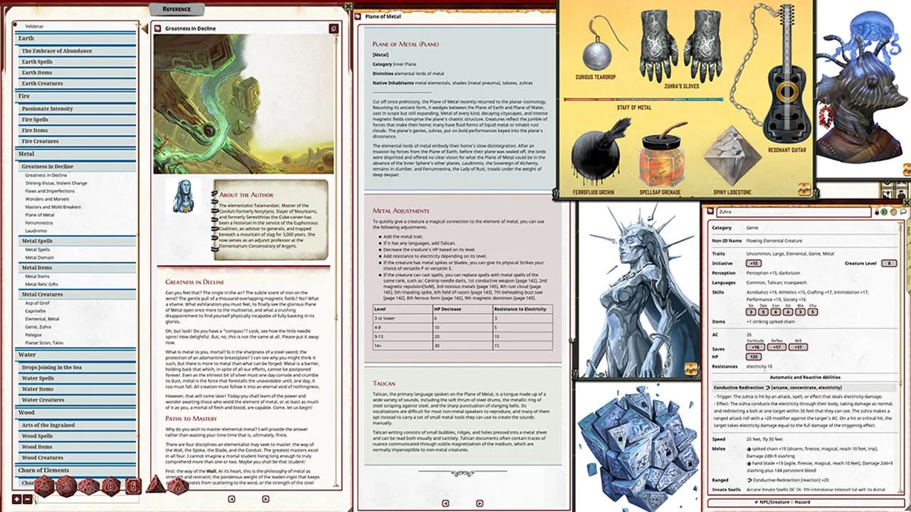 Fantasy Grounds - Pathfinder 2 RPG - Rage of Elements Screenshot 4