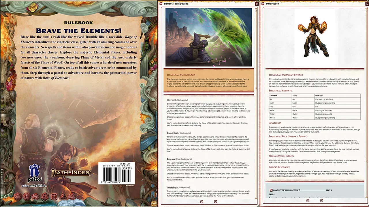 Fantasy Grounds - Pathfinder 2 RPG - Rage of Elements Screenshot 1