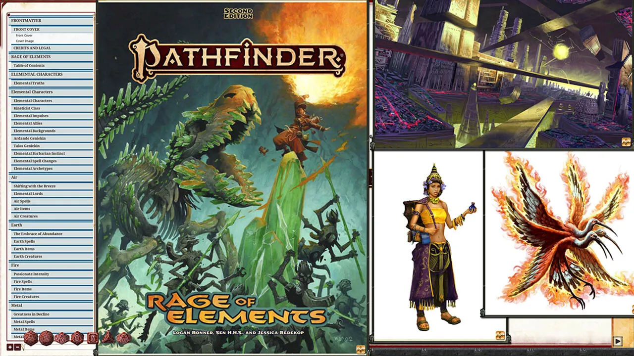 Fantasy Grounds - Pathfinder 2 RPG - Rage of Elements Screenshot 6