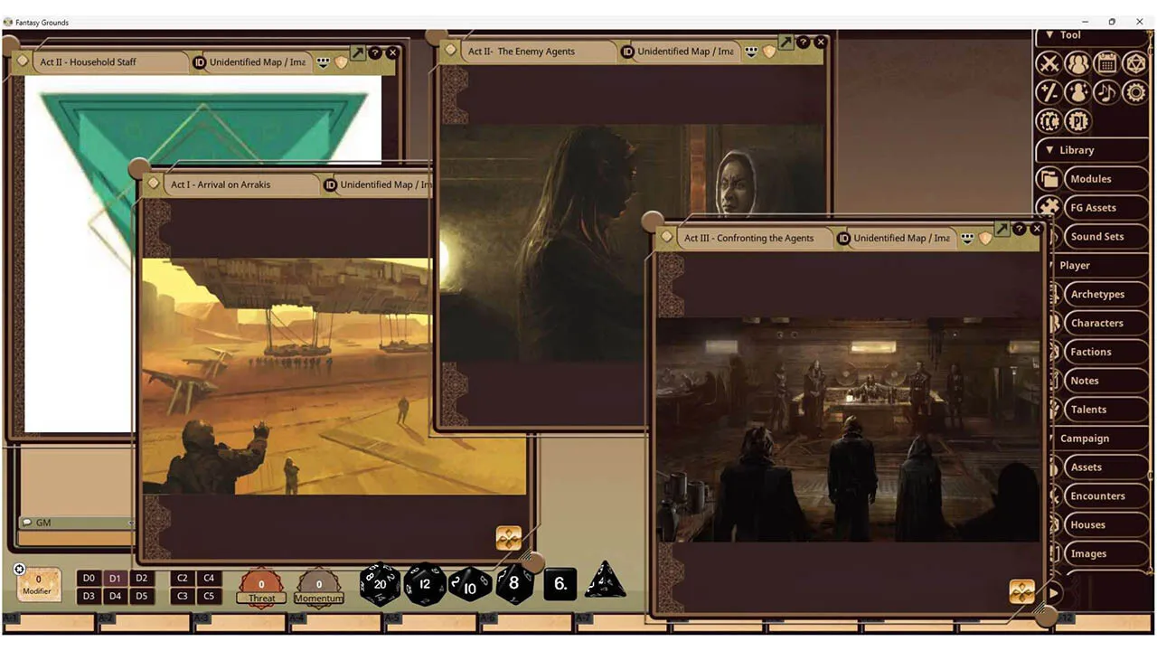 Fantasy Grounds - Dune: Desertfall Adventure Screenshot 4