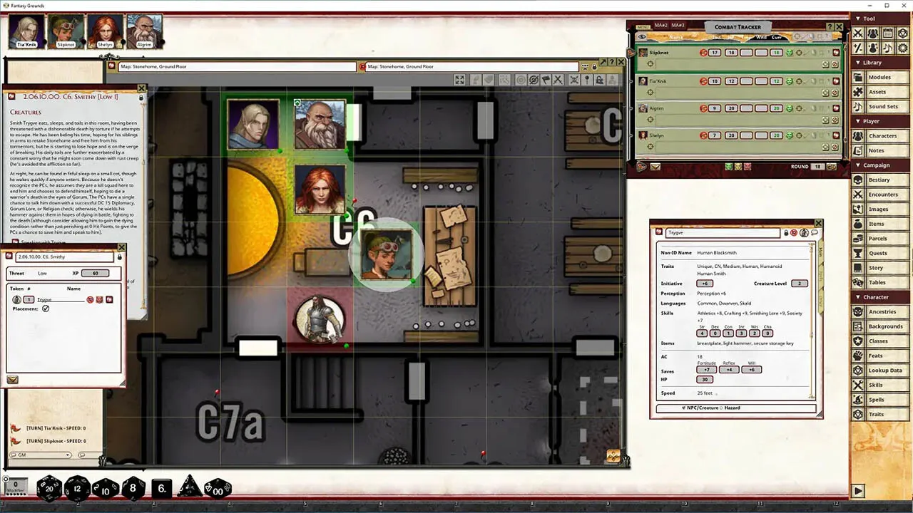 Fantasy Grounds - Pathfinder 2 RPG - Pathfinder Adventure: Rusthenge Screenshot 2