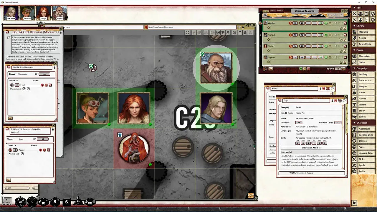 Fantasy Grounds - Pathfinder 2 RPG - Pathfinder Adventure: Rusthenge Screenshot 3