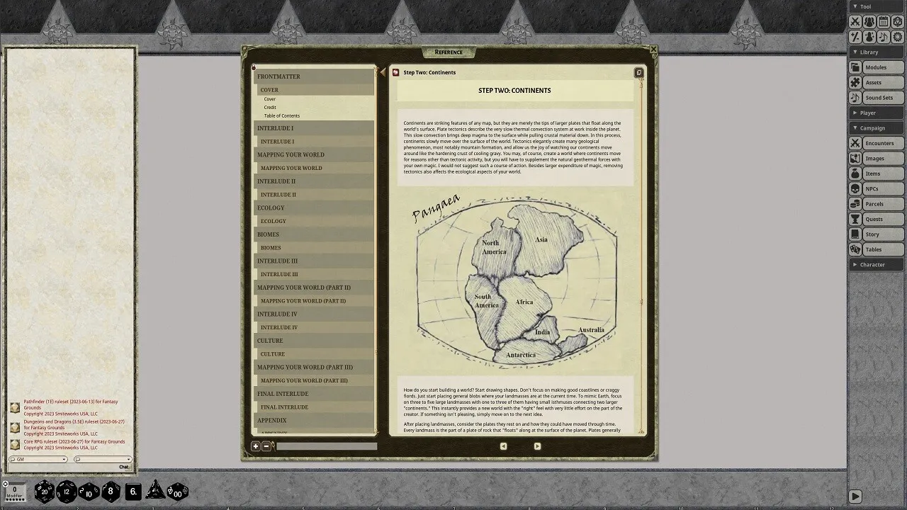 Fantasy Grounds - A magical Society - Ecology and Culture Screenshot 4