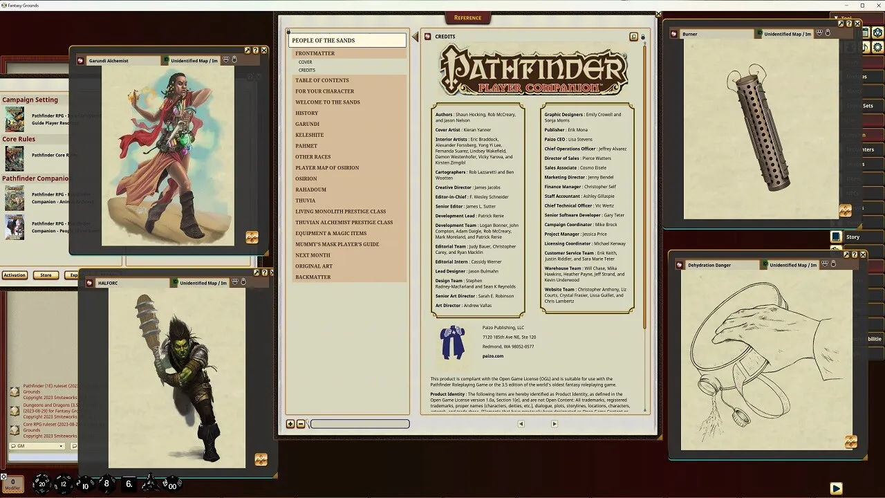 Fantasy Grounds - Pathfinder RPG - Pathfinder Companion: People of the Sands Screenshot 1