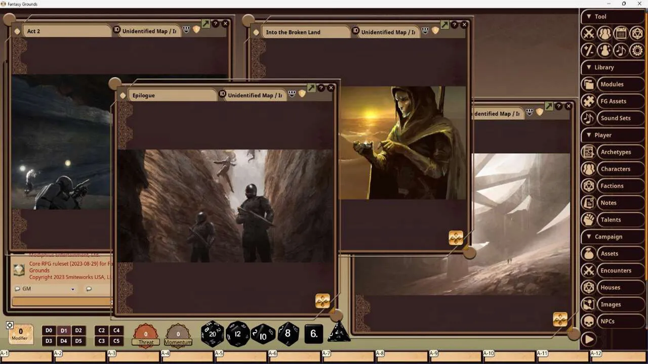 Fantasy Grounds - Dune: Shaitan's Bargain Screenshot 1