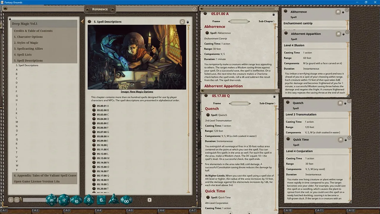 Fantasy Grounds - Deep Magic Volume 1 Screenshot 6