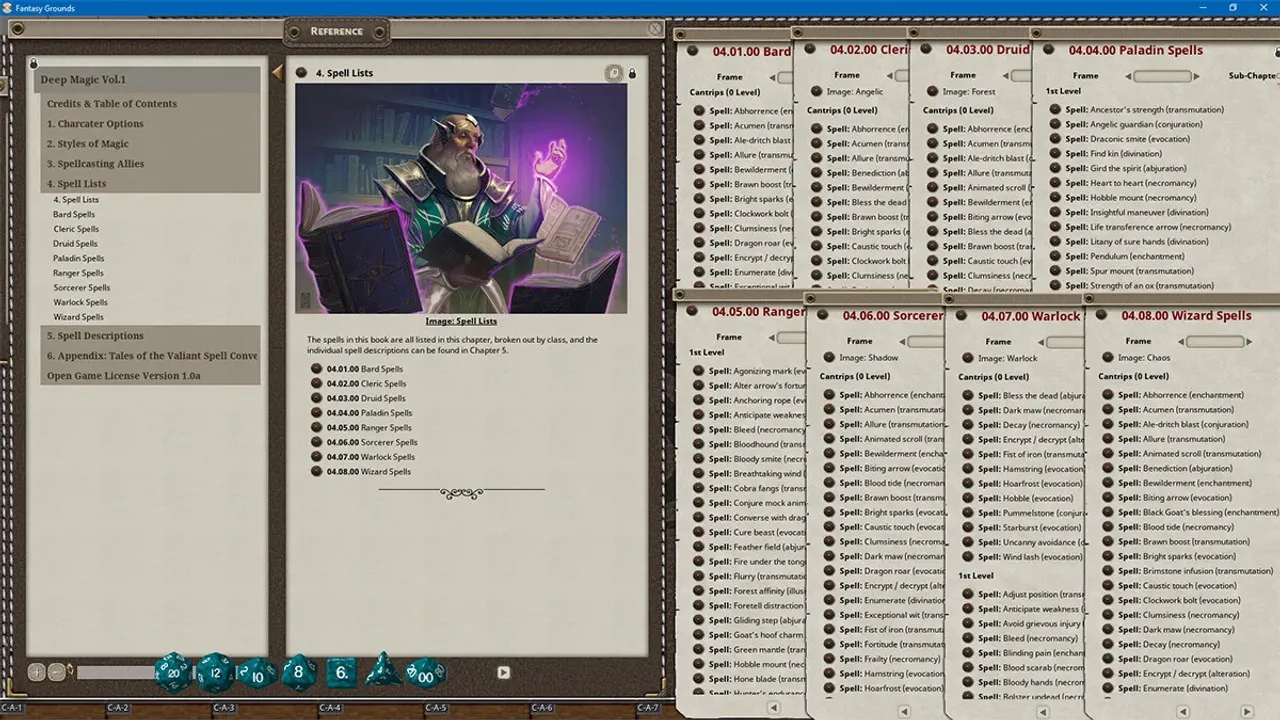 Fantasy Grounds - Deep Magic Volume 1 Screenshot 5