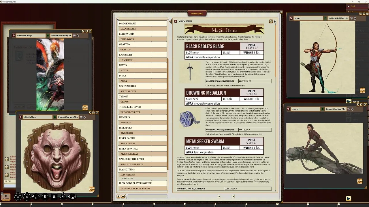Fantasy Grounds - Pathfinder RPG - Pathfinder Companion: People of the River Screenshot 3