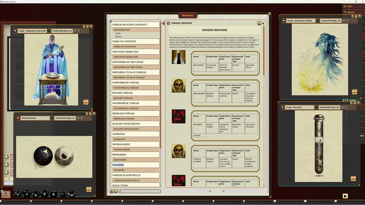 Fantasy Grounds - Pathfinder RPG - Pathfinder Companion: Undead Slayer's Handbook Screenshot 0