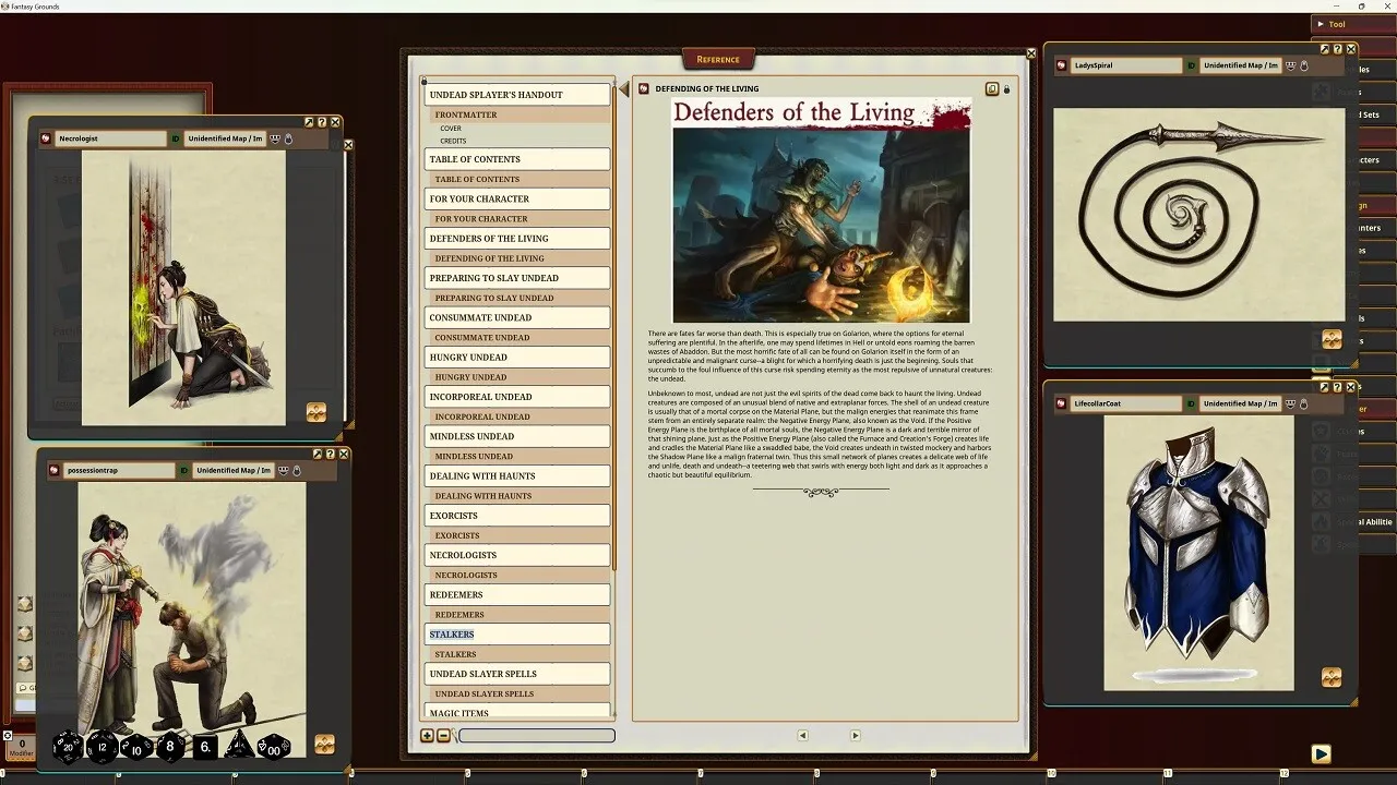 Fantasy Grounds - Pathfinder RPG - Pathfinder Companion: Undead Slayer's Handbook Screenshot 1
