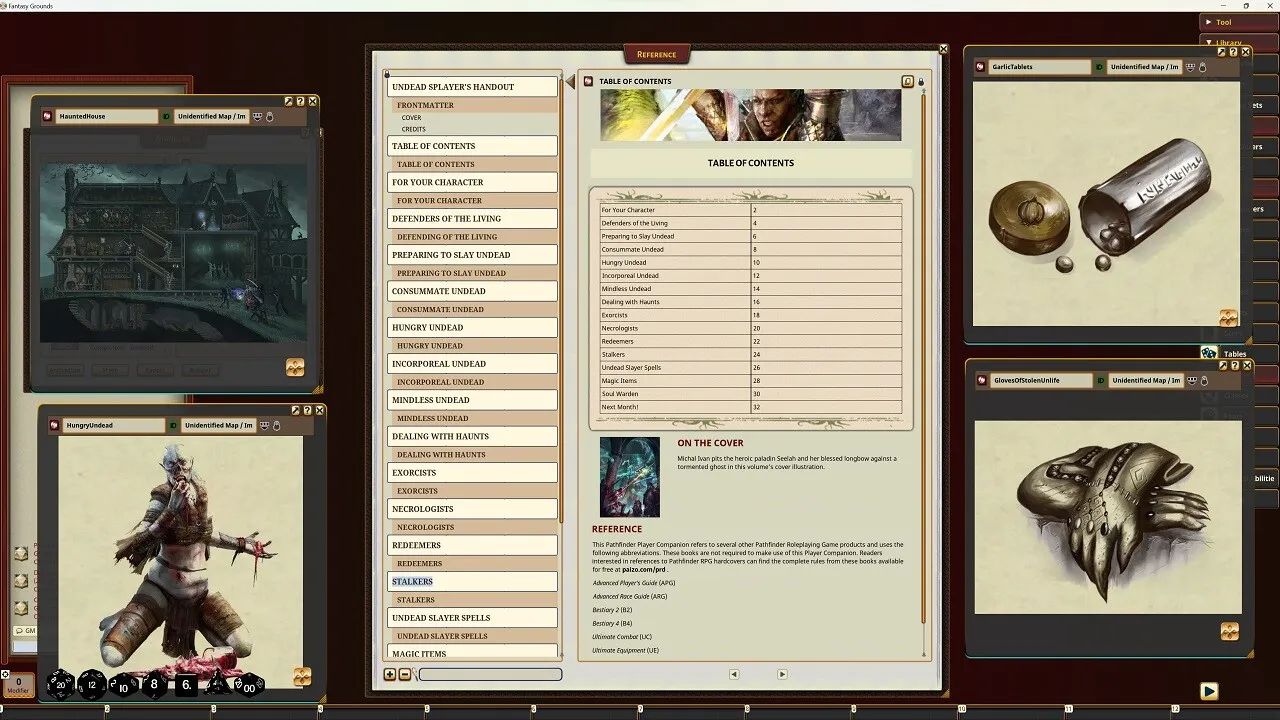 Fantasy Grounds - Pathfinder RPG - Pathfinder Companion: Undead Slayer's Handbook Screenshot 2