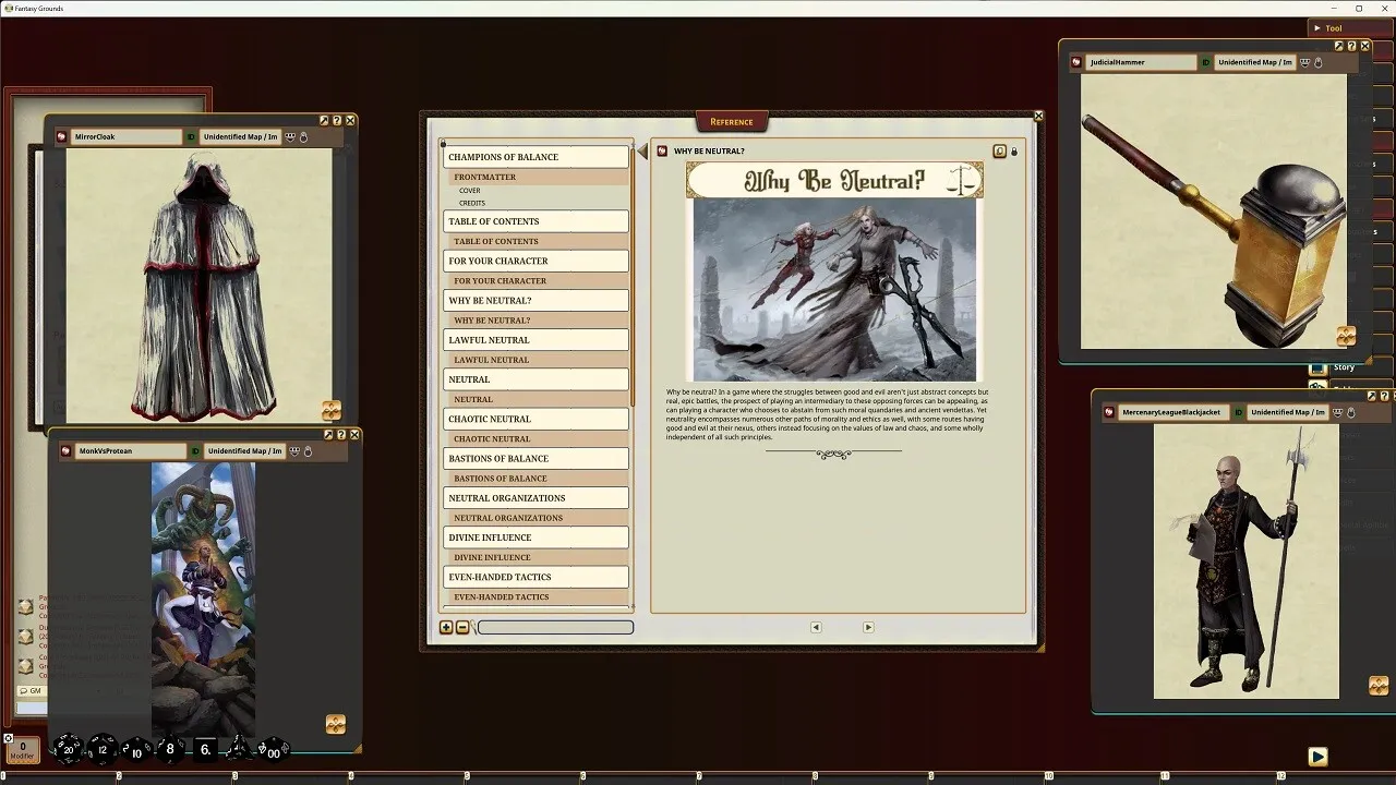 Fantasy Grounds - Pathfinder RPG - Pathfinder Companion: Champions of Balance Screenshot 0