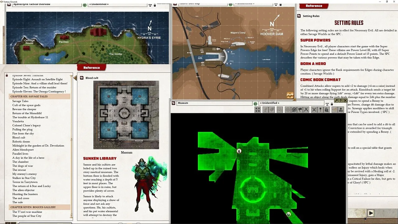 Fantasy Grounds - Necessary Evil: Invasion (Revised Edition) Screenshot 1