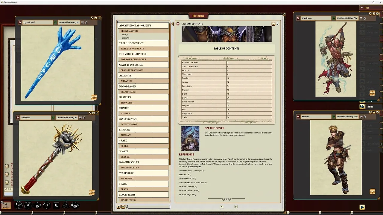 Fantasy Grounds - Pathfinder RPG - Pathfinder Companion: Advanced Class Origins Screenshot 0