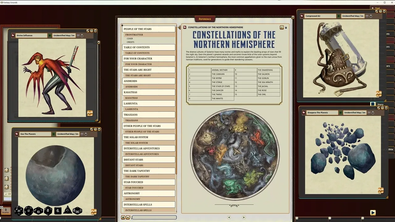 Fantasy Grounds - Pathfinder RPG - Pathfinder Companion: People of the Stars Screenshot 2