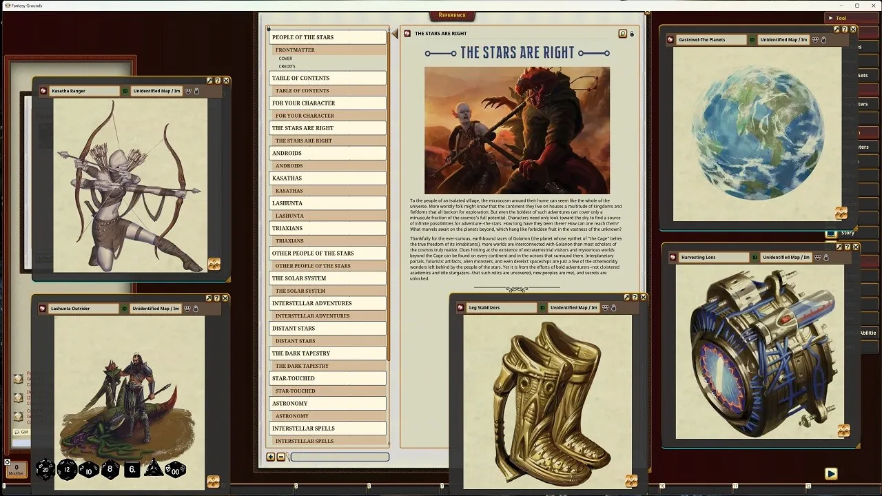 Fantasy Grounds - Pathfinder RPG - Pathfinder Companion: People of the Stars Screenshot 1