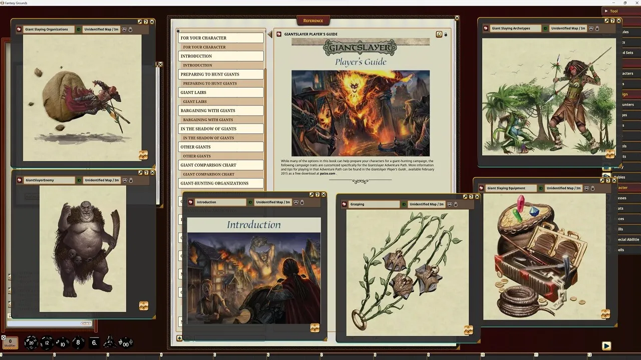 Fantasy Grounds - Pathfinder RPG - Pathfinder Companion: Giant Hunter's Handbook Screenshot 4