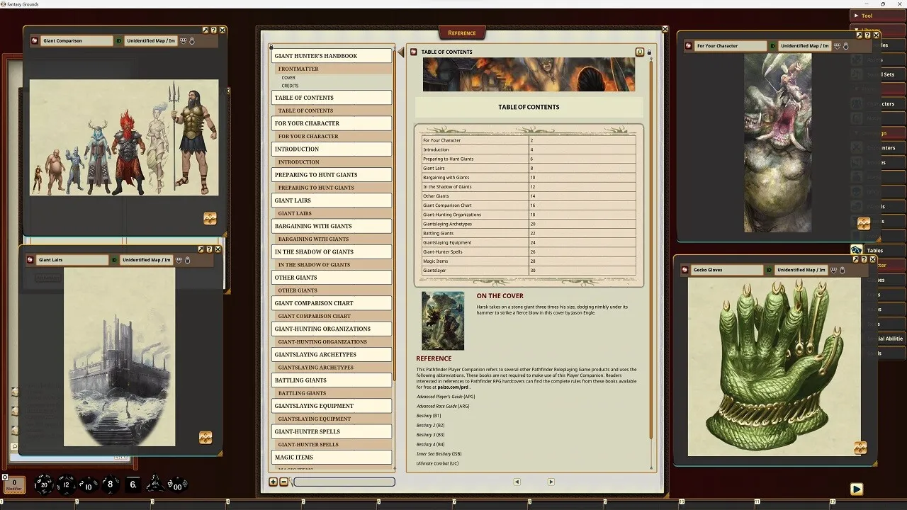 Fantasy Grounds - Pathfinder RPG - Pathfinder Companion: Giant Hunter's Handbook Screenshot 0