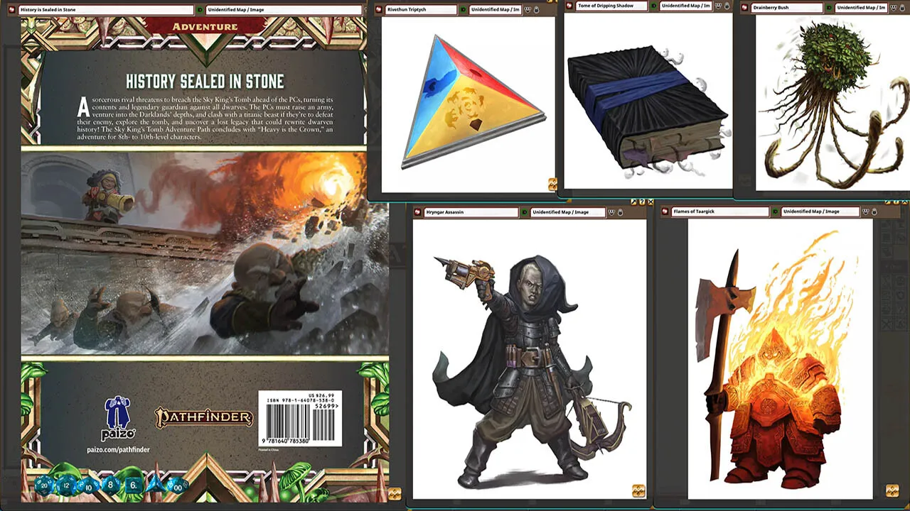 Fantasy Grounds - Pathfinder 2 RPG - Sky King's Tomb AP 3: Heavy is the Crown Screenshot 1