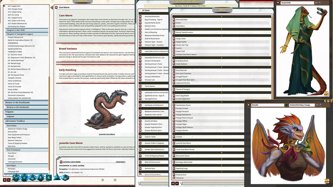 Fantasy Grounds - Pathfinder 2 RPG - Sky King's Tomb AP 3: Heavy is the Crown Screenshot 0