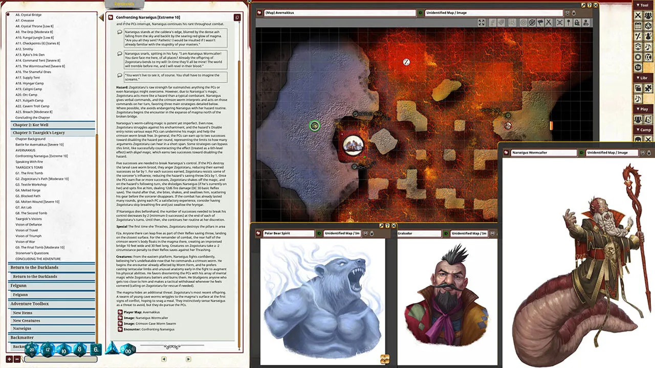 Fantasy Grounds - Pathfinder 2 RPG - Sky King's Tomb AP 3: Heavy is the Crown Screenshot 3